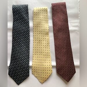 Men’s ties: Van Heusen, Brookes Brothers